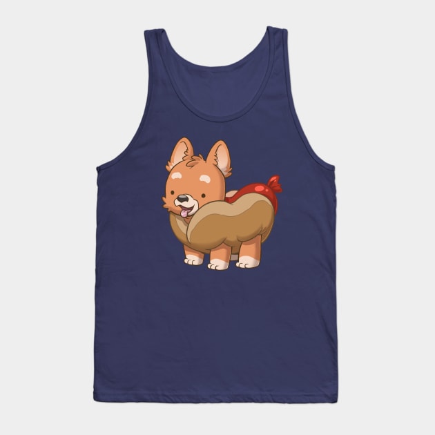 Corgi Dog Tank Top by Dooomcat